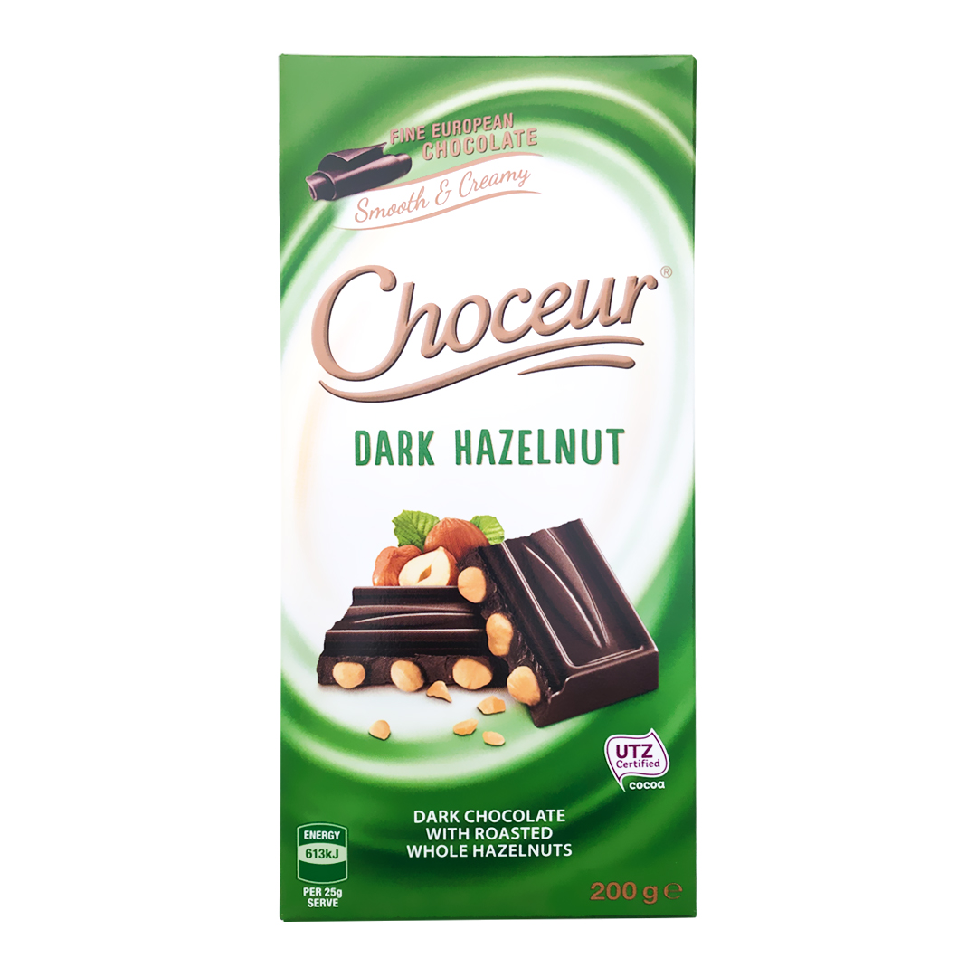  Choceur Dark Chocolate Crisp- with Roasted Hazelnut