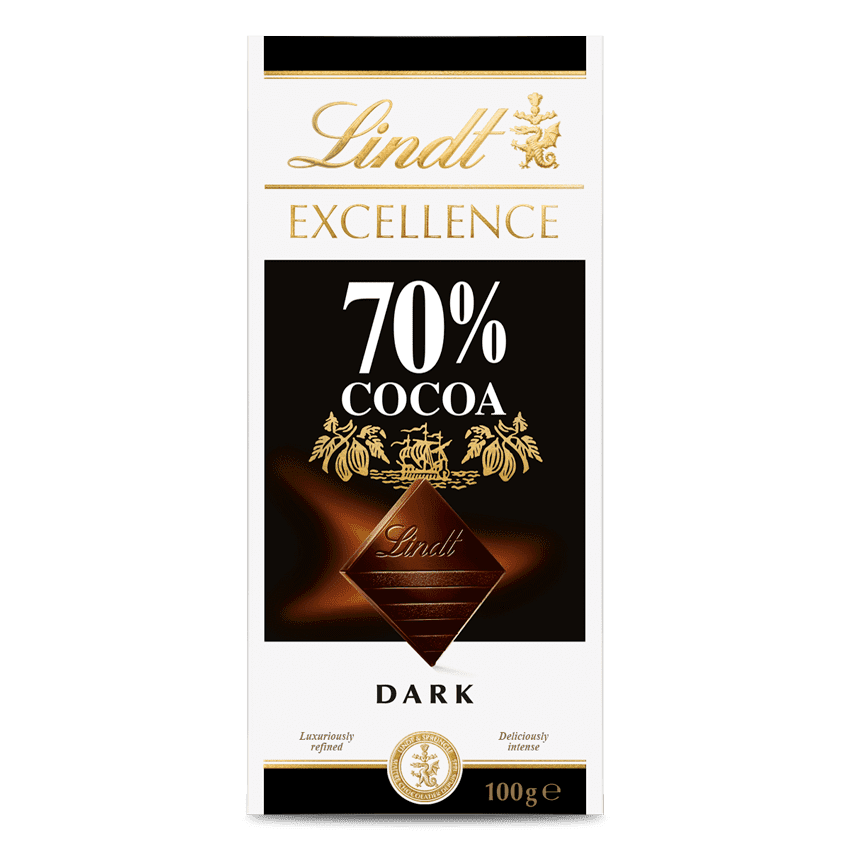 Dark Chocolate - Lindt Chocolate 70% Cocoa - OzBuy